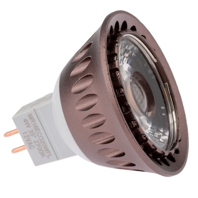 FX Luminaire LED ECO Lamp MR16E6WFL 2700K 35° Flood 2,700K 20W Bulb Equivalent