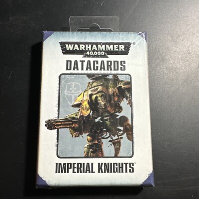 GAMES WORKSHOP WARHAMMER 40K 40000 IMPERIAL KNIGHTS DATACARDS SEALED PACK 1372
