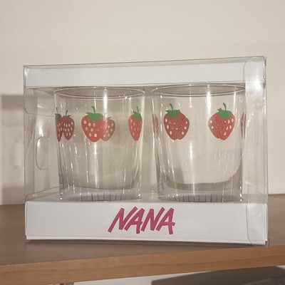 Bicchieri Fragole Nana Handmade Ai Yazawa Glasses + Specchietto + Gadget Omaggio