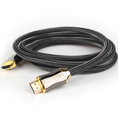 Braided Cord HDMI Cable 2.0 4K 3D 18Gbps 2160p HDR 3FT 6FT 10FT 15FT 25FT 30FT