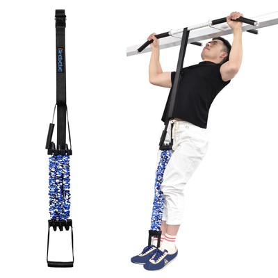 Brebebe Pull Up Assist Bands Chest Expander, Resistance Bands with Handles Na...
