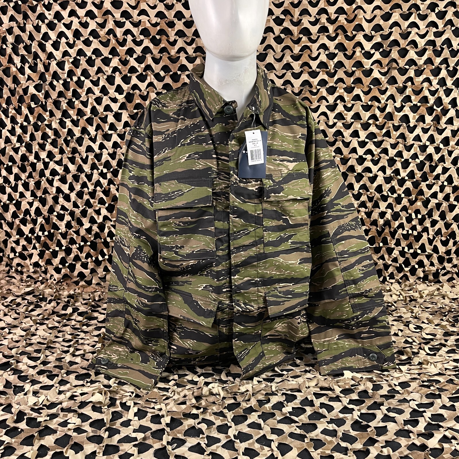 NEW BDU Jacket - Tiger Camo - X-Small Regular | eBay