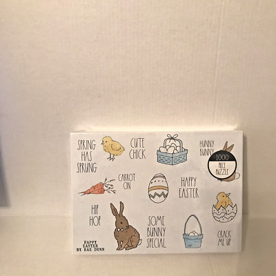Happy Easter Rae Dunn Cute Chick Hunny Bunny  1000 Piece Puzzle 27x20 New