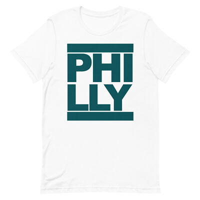 PHILADELPHIA EAGLES Run Style T-SHIRT Short Sleeve Tee Philly Football Champs
