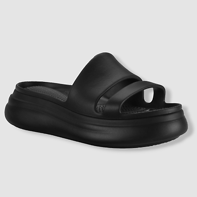 Flatform black shop sandals
