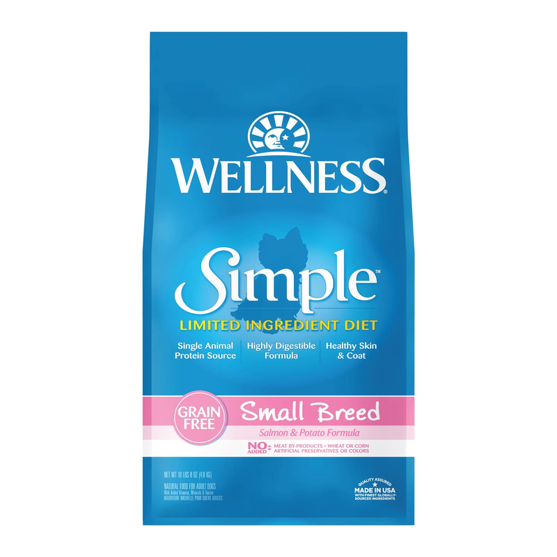 Wellness Simple Natural Grain Free Limited Ingredient Dry Dog Food, Small Breed