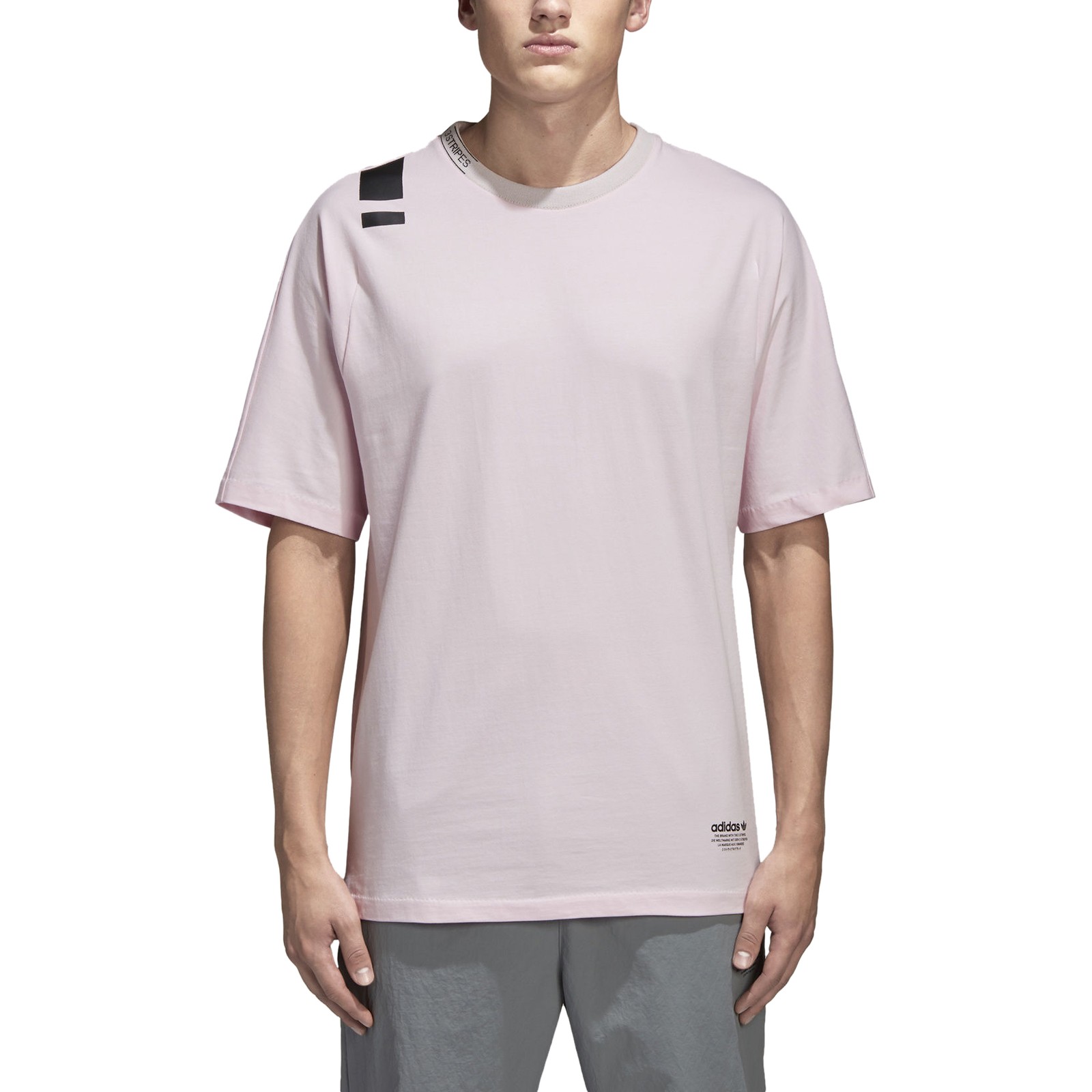 adidas Originals Men's NMD Tee - Clear Pink