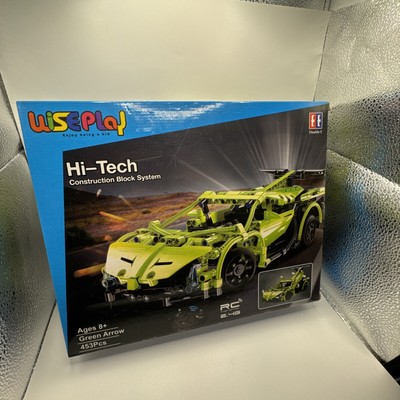 CADA Green Lamborghini Sportscar Remote Control Model C51007W 453 Pieces Read