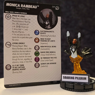 MONICA RAMBEAU - 041 - RARE Avengers Fantastic Four EMPYRE Heroclix #41