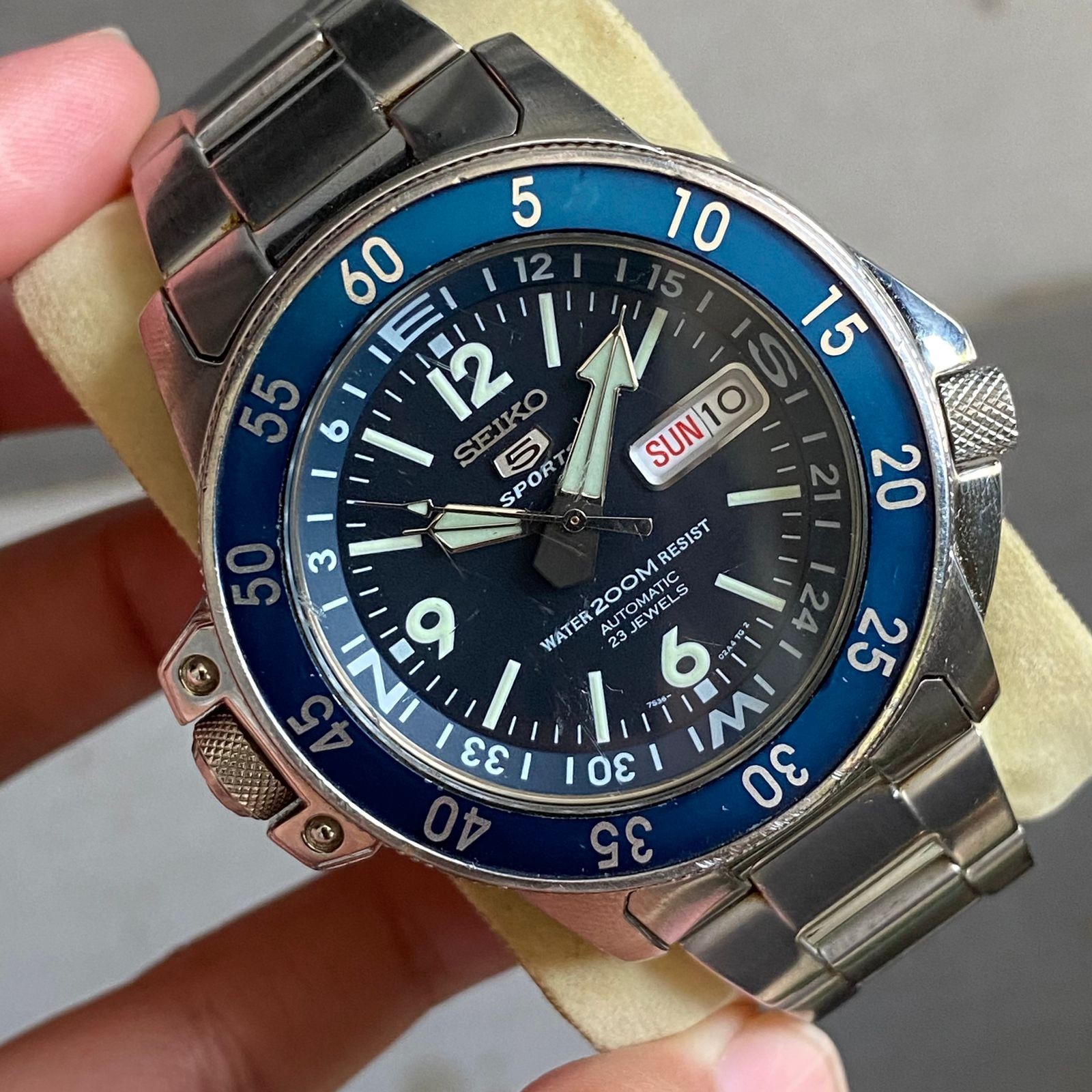 セイコー5スポーツSKZ209 ブルーアトラス ブルーアトラス Seiko 5 sports divers watch SKZ209K1 時計レビュー
