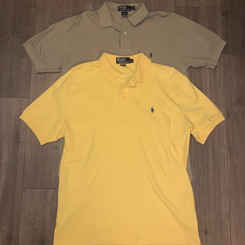 Lot of 2 Polo Ralph Lauren Short Sleeve Shirts Mens M Casual