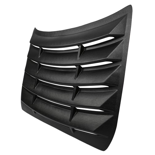 Rear Window Louver Sun Shade Cover Vent Black For Honda Civic Sedan 2016-2021