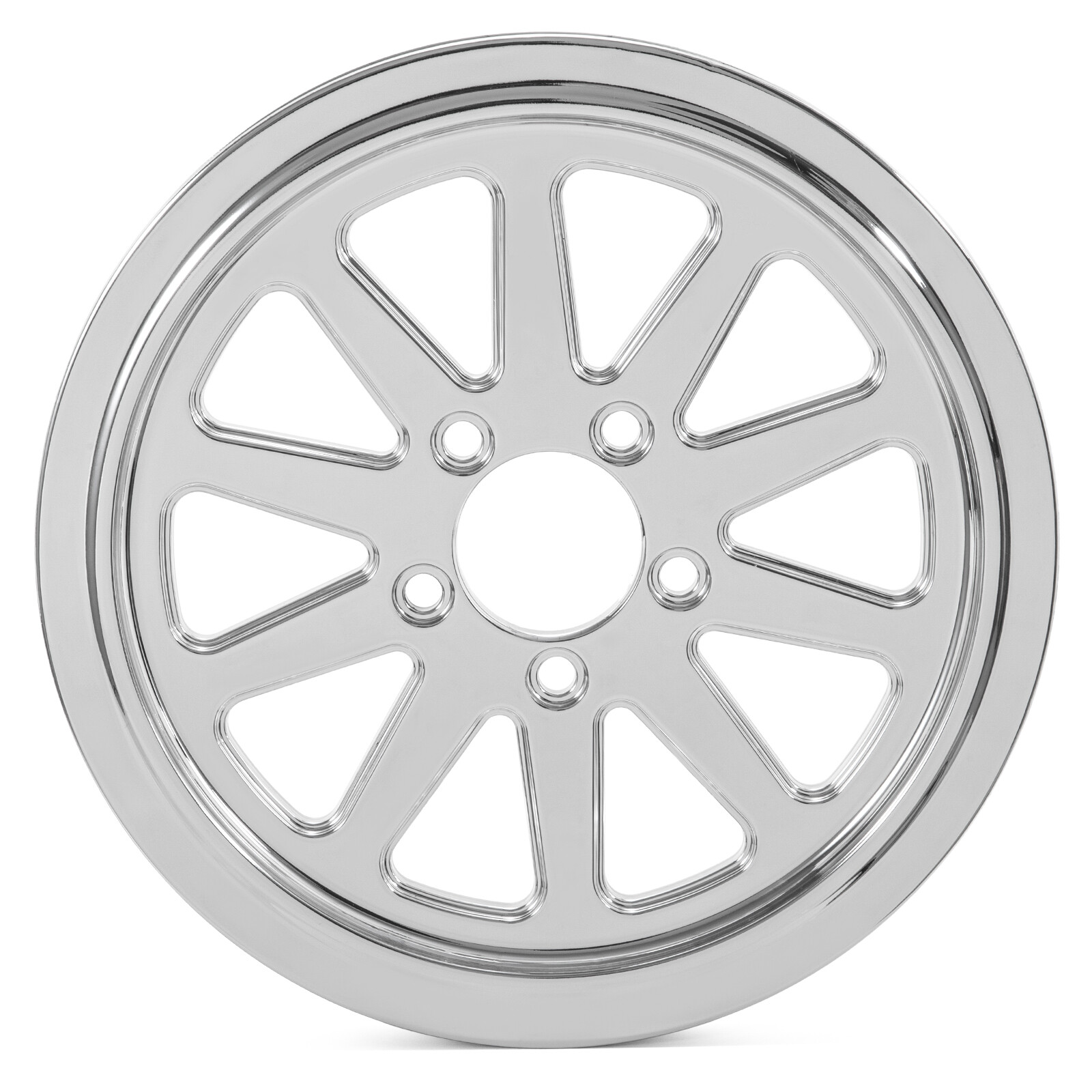 Chrome 70 Tooth 1-1/8 Spoke Rear Pulley Sprocket for Harley Softail Dyna Touring