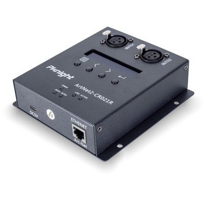 Pknight ArtNet DMX 1024 Ethernet Lighting Controller Interface,2 Universe/Tru...