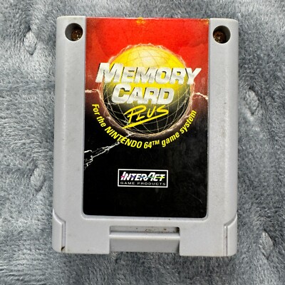 Memory Card PLUS Nintendo 64 N64 Memory Card Controller Pak by InterAct Game