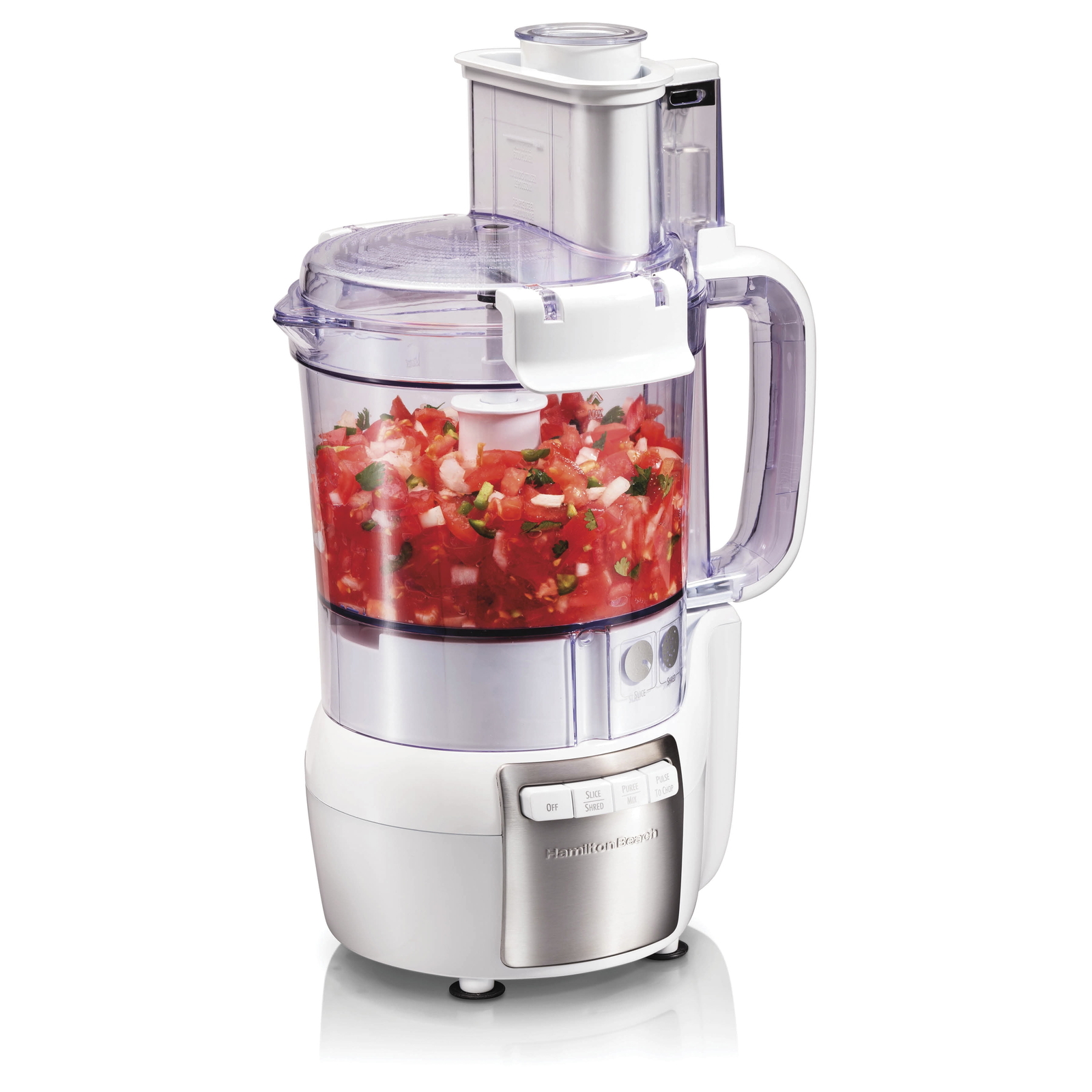 Hamilton Beach Stack & Snap Food Processor, 12 Cup Capacity,
