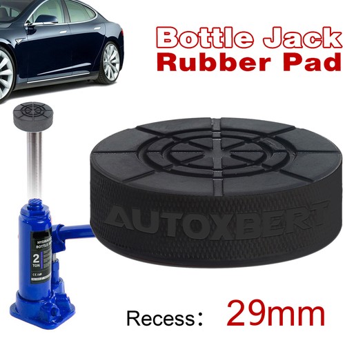 Rubber Jack Pad Lift Car Damage Protection For Most 5 Ton Bottle Jacks Universal