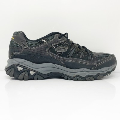 

Skechers Mens After Burn Memory Fit 50125 Черная повседневная обувь Кроссовки Размер 8.5, Черный, After Burn Memory Fit