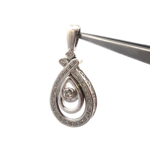 Silver Sale925 商品 Designer KSJ 925 Sterling Silver Round Diamond Oval Occasion