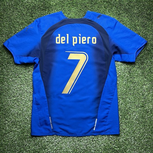 PUMA 2003 イタリア代表ユニフォーム DEL PIERO M 青 7 Italy 2003 Home Shirt #7 Del Piero - Online Store From