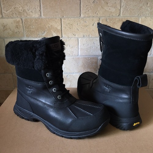 Pre-owned Ugg Butte Black Waterproof 