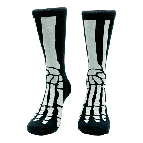 S Funny Spooky Skeleton Bone Joke Footwear