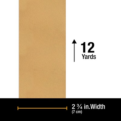 Dura-Gold 120 Grit Gold Longboard Sandpaper Roll 2-3/4" Wide, 12yds, Hook & Loop