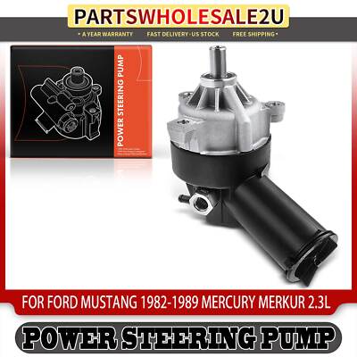 Power Steering Pump w/ Reservoir for Ford Granada Mercury Monarch Merkur XR4Ti
