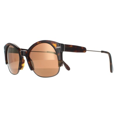 Pre-owned Serengeti Sunglasses Vinita Ss529001 Gunmetal Tortoise Polarized Drivers Gold In Brown