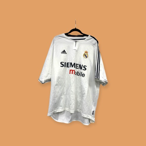Real Madrid 02/04 Home Adidas football shirt size XL with