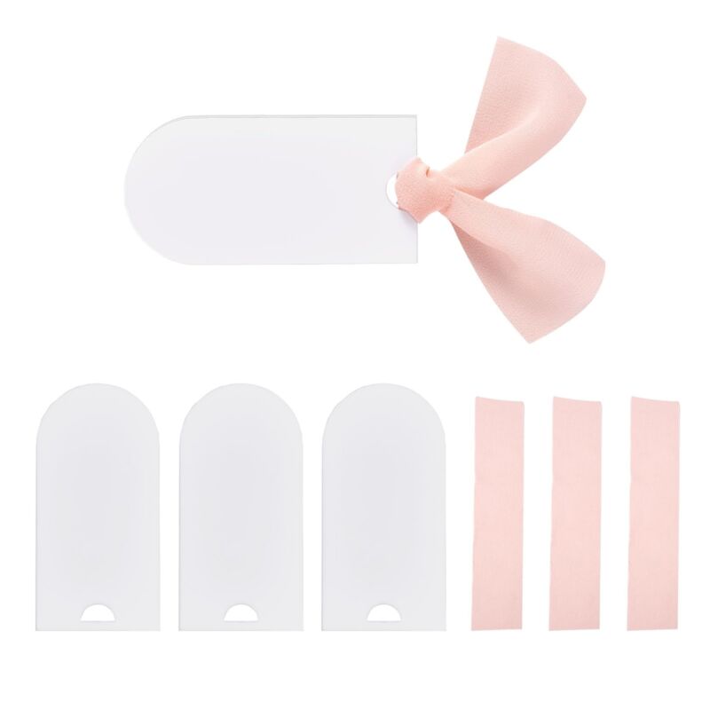 Beadthoven 20 Sets Acrylic Place Cards Wedding Name Cards Acrylic