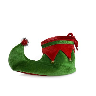 KINREX Christmas Elf Shoes Costume - Plush Elf Shoes for Kids and Adults One ...