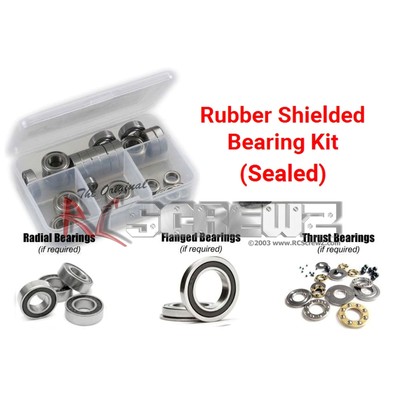 RCScrewZ Rubber Shielded Bearing Kit sch027r for Schumacher Cougar KR #K139/K140