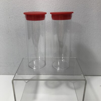 Qty-2 Capsule Storage Tubes for A Model AirTite Coin Holder Capsules