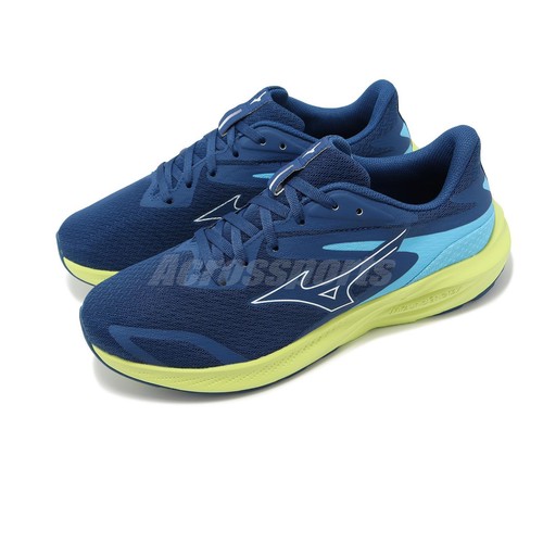 Mizuno Enerzy Runnerz Blue Green Men Road Running Jogging