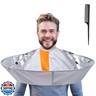 Lictin Hair Cutting Cape - Haircut Cape Umbrella Waterproof Hair Cloak Barber Cape Foldable Hairdressing Umbrella Cape Apron with 1PCS Black Comb