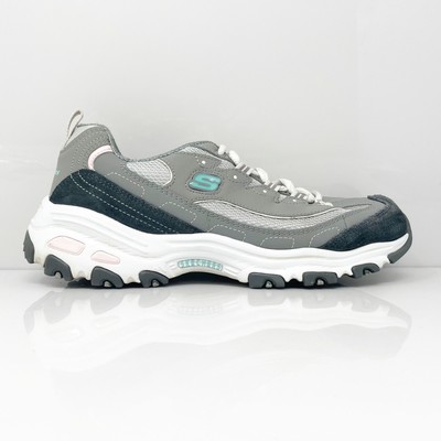 

Skechers Womens D Lites New Journey 11947W Серые повседневные туфли Кроссовки Размер 8, Серый, D Lites New Journey