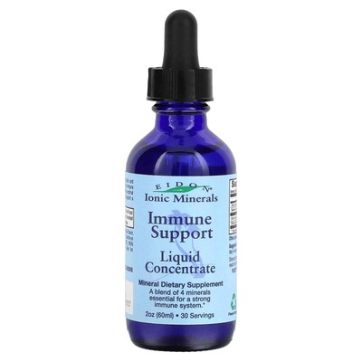 2 X Eidon Mineral Supplements, Ionic Minerals, Immune Support, Liquid Concentrat