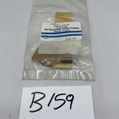 NEW GENUINE TELEDYNE TOTAL POWER 93-C112-6 SPRING B159