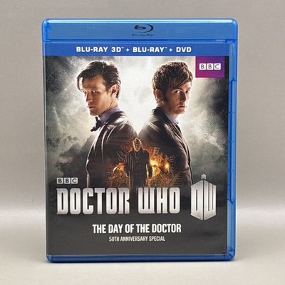 Doctor Who The Day Of The Doctor 3D Blu-ray/DVD 50th Anniversary 2-Disc Set 2013