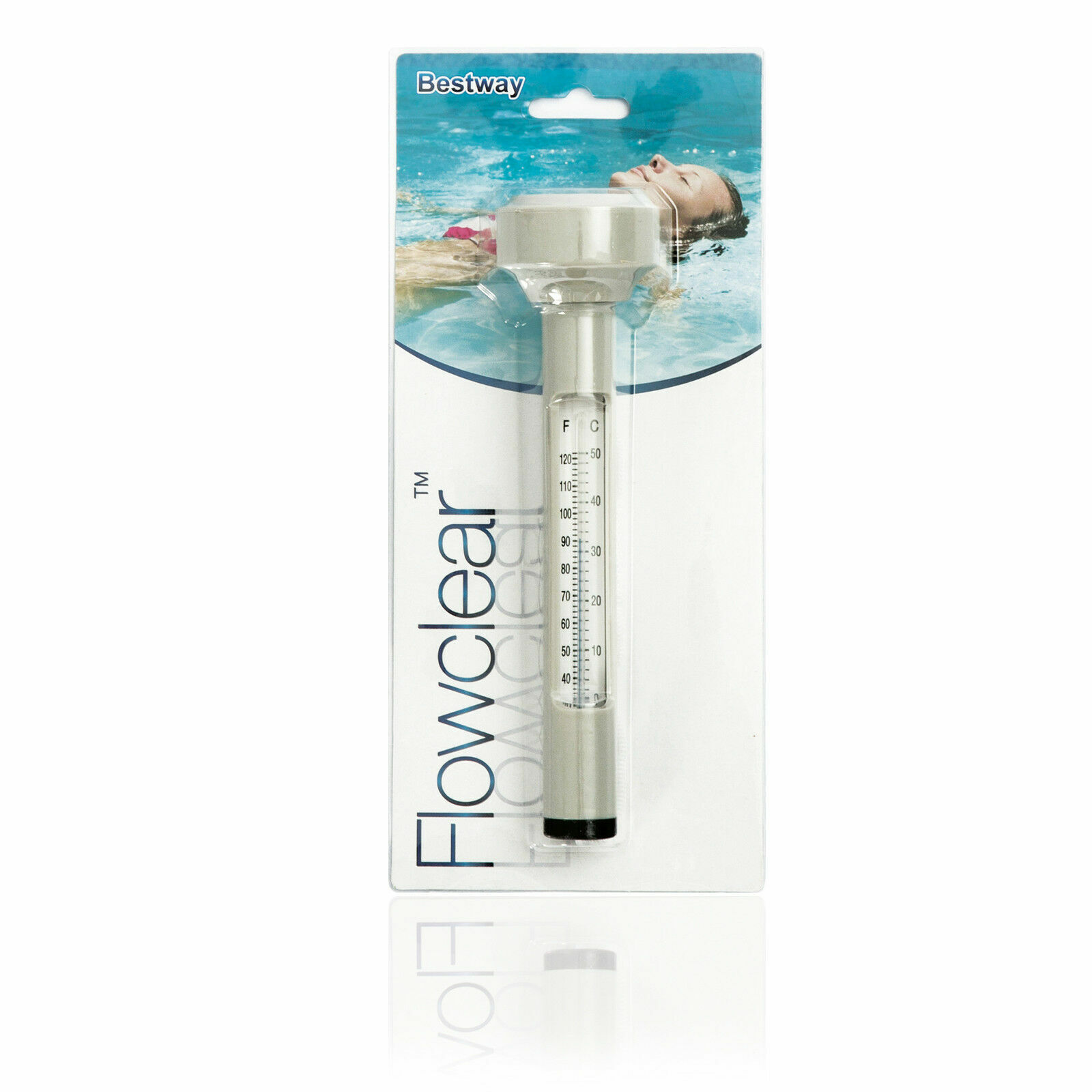 Bestway 58072 Pool Thermometer Planschbecken Swimmingpool Bruchsicher Schwimmend