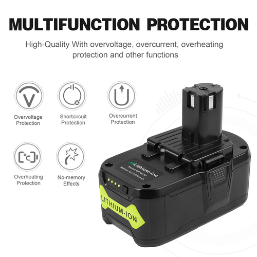 8.0Ah 12Ah For Ryobi For One Plus P108 18V Lithium-ion High Capacity Battery Lot