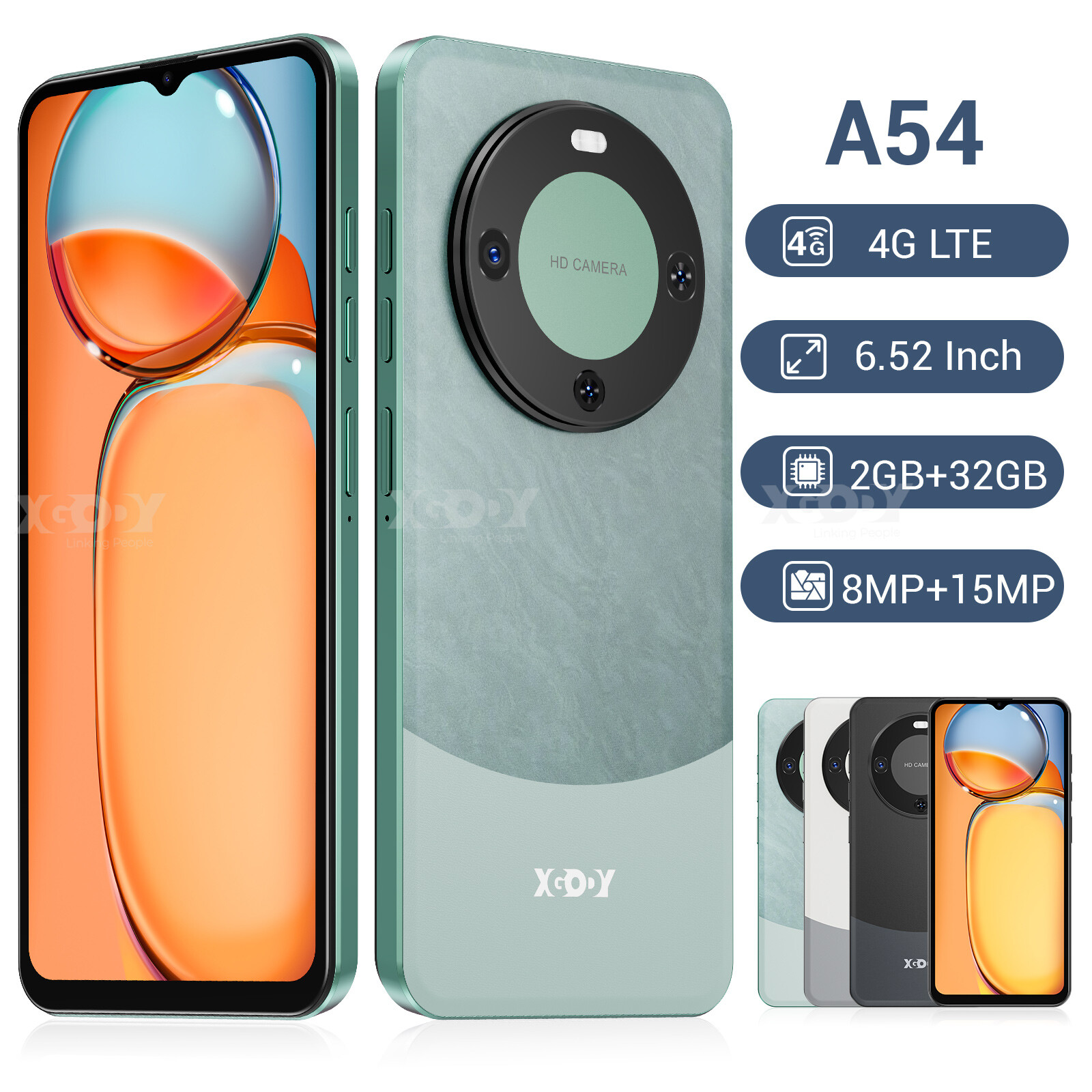 2024 New Android Factory Unlocked Cell Phone Cheap Smartphon