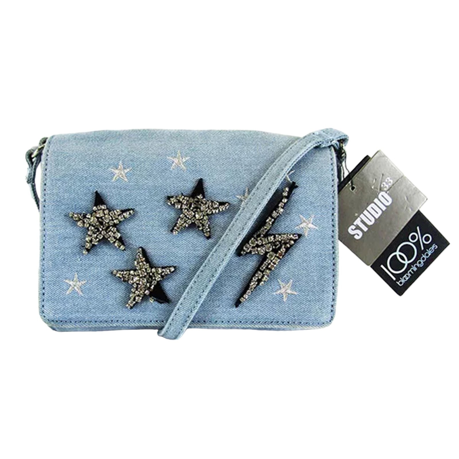 ★Odd Studio★ Odd Signature Denim Mini Cross Bag LIGHT BLUE Designer fashion, Seoul-fully created | W Concept