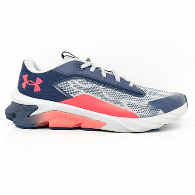 

Кроссовки Under Armour Boys Scramjet 4 3024208-402, синие кроссовки, размер 6,5 лет, Серый, Scramjet 4