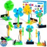 Bulk STEM Kits - 8 Set Solar Powered Fans, Science Kits for Kids Age 8-12 6-8 12-14 10-12, Stem Building Toys for Ages 8-13, Boys Girls Crafts for Kids, Classroom School Gifts Experiments Activities