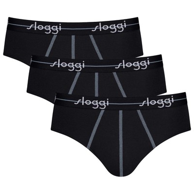 Sloggi Men's Briefs 3 Pack - Start Midi C3P Box, Cotton