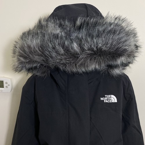 Pre-owned The North Face Women's Plus Arctic Parka Down Coat Tnf Black Sz 1x 2x 3x