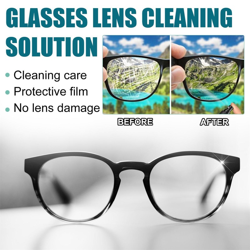 Eye Glasses Lens Cleaner 100ml Eyeglass Lens Scratch Removal Spray Repair Spray