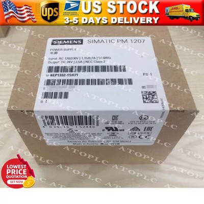 New Siemens 6EP1332-1SH71 SIMATIC S7-1200  PM1207 Power Supply 6EP1 332-1SH71